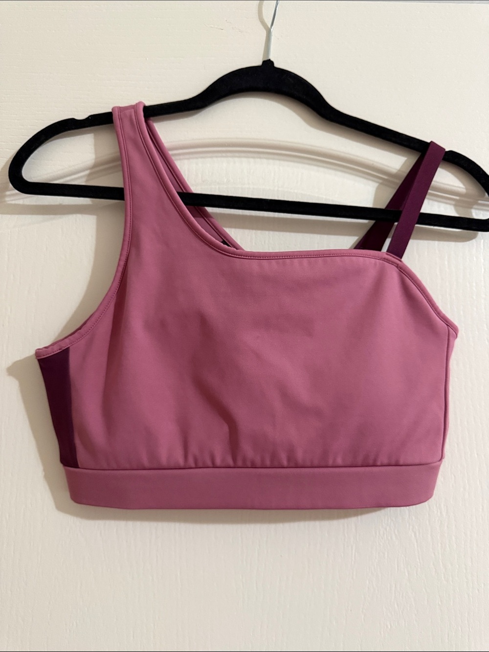 Gymshark Asymmetrical Pink Sports Bralette